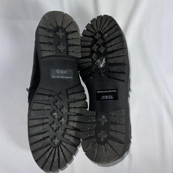 French Connection Black Platform Tatiana Loafers SIZE 9.5 - Picture 4 of 5